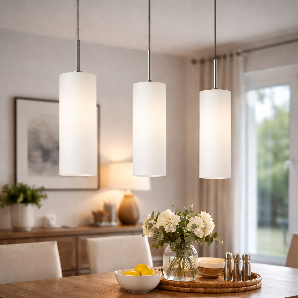 Hanglamp Met Drie Lichtpunten Voor Eettafel Of Keuken