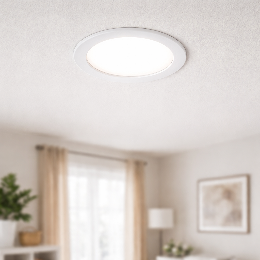 Round Ultra-Thin LED Downlight For Ceiling Recess