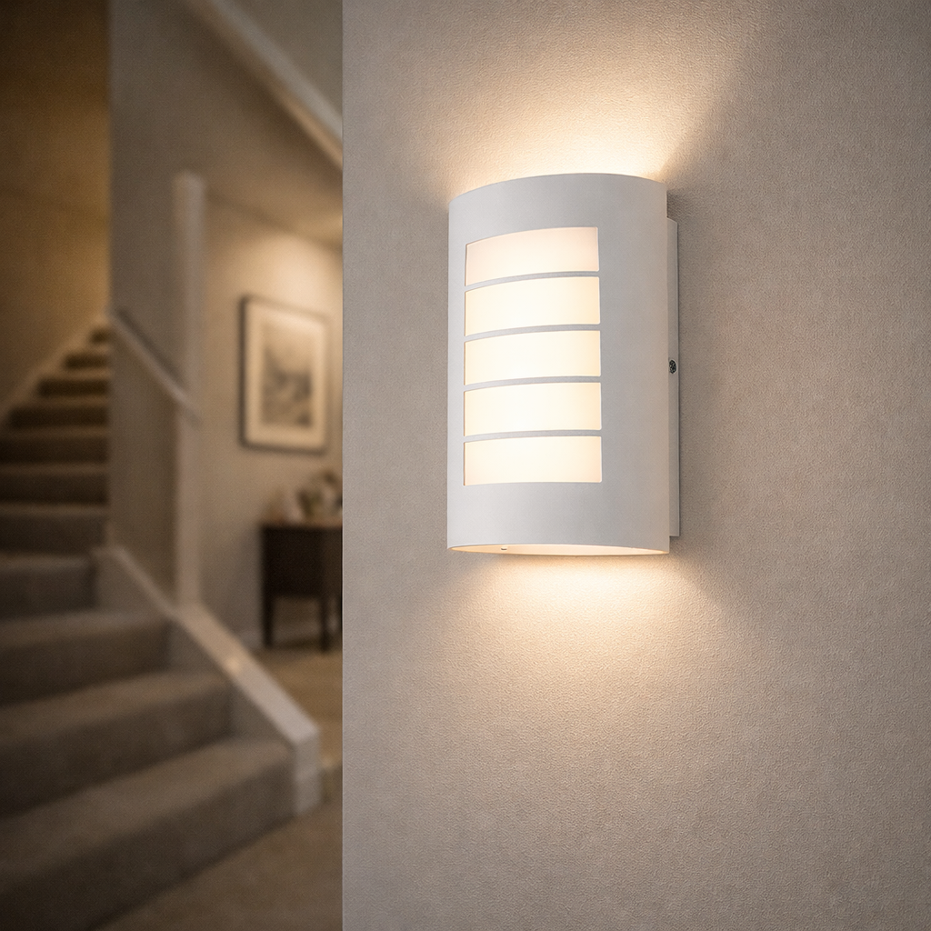 Witte LED Buitenwandlamp Voor Gevelverlichting