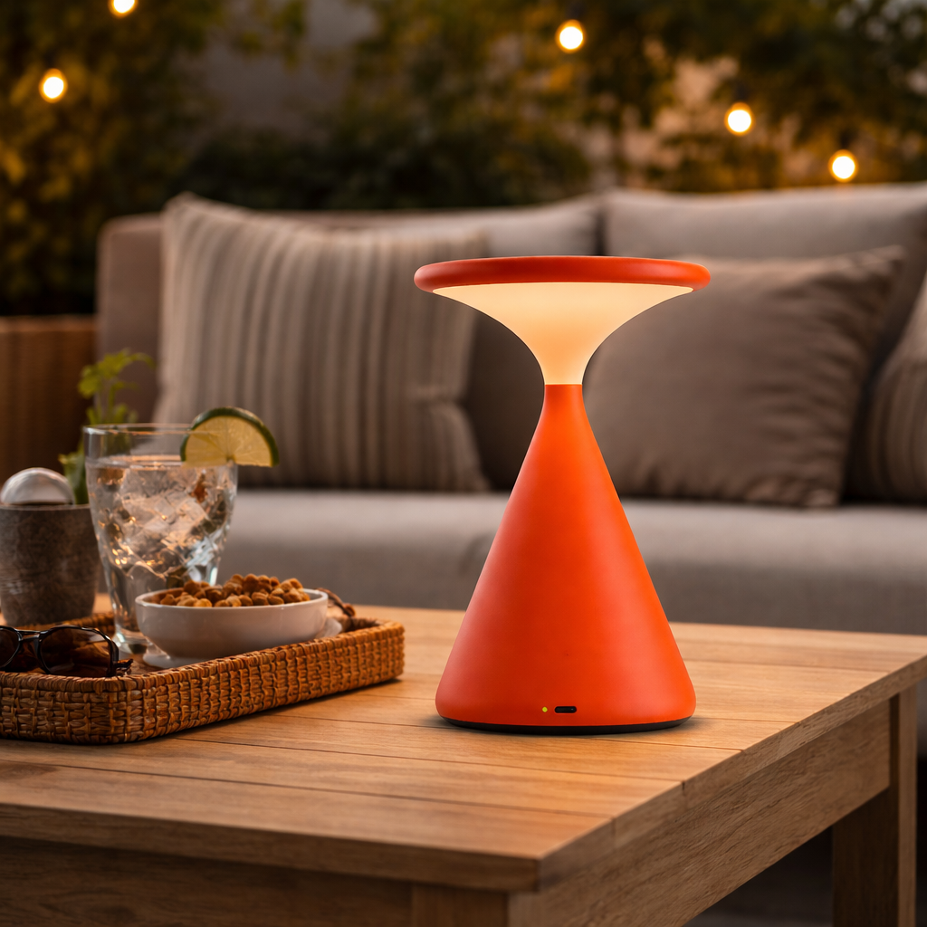 Genopladelig Bordlampe til Trådløs Brug