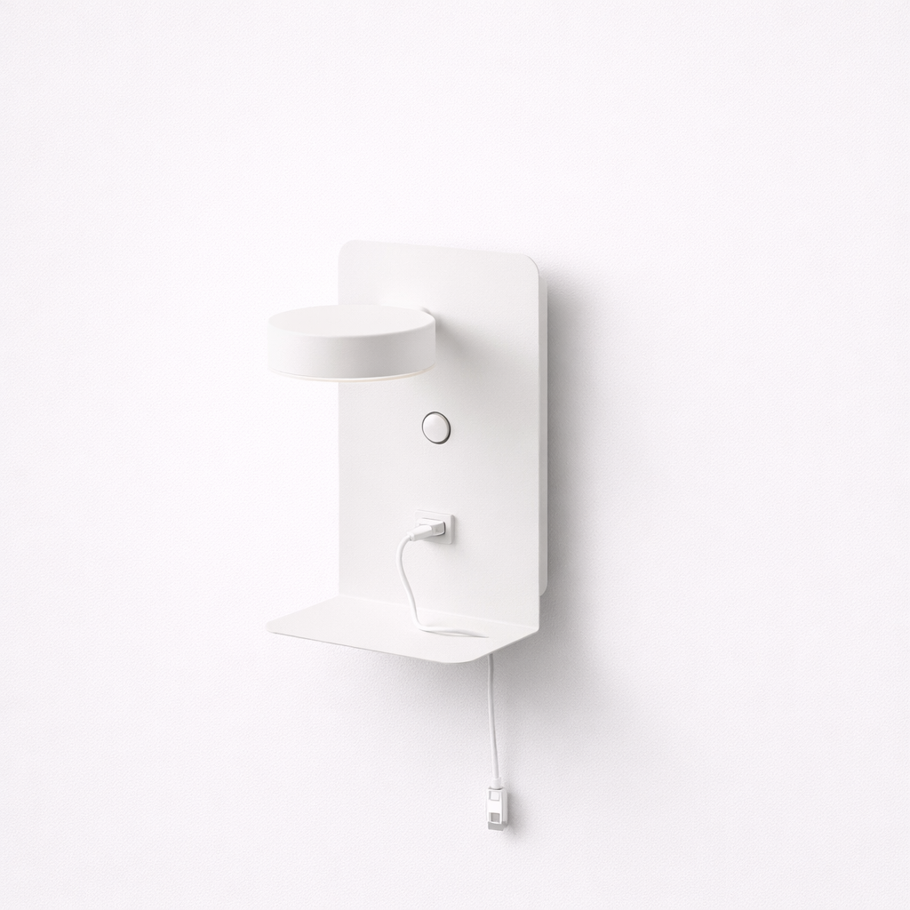 Minimalistische Wandlamp Met Gerichte Lichtbundel