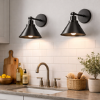 Industriel væglampe med trådløs strømforsyning